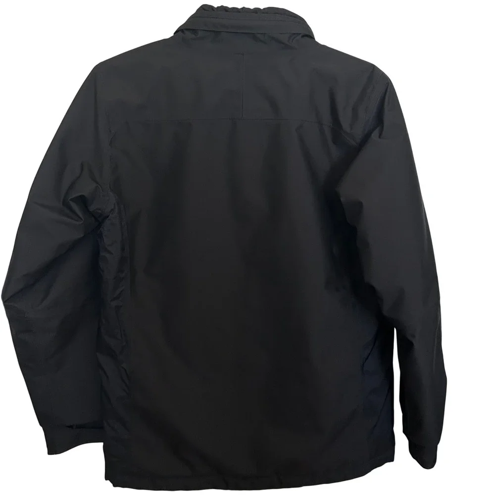 Patagonia Boys H2No Insulated Winter Jacket Black Red Full Zip Ski Coat XL 14